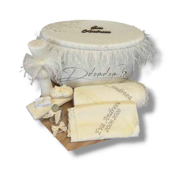 Pachet| Trusou Buretat Ivoire | Lumânare Clepsidră