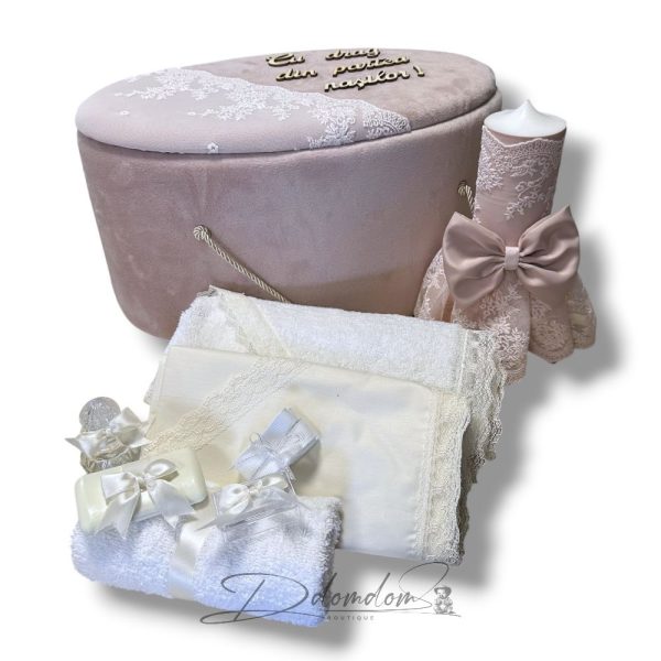 Pachet| Trusou Buretat Roz Praf | Lumânare Clasică