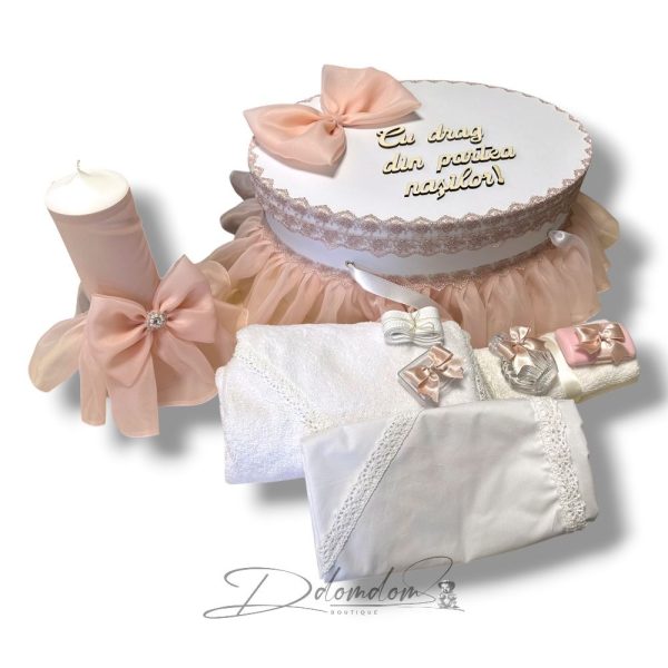 Pachet| Trusou Clasic Ivoire Cu Fundă|